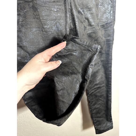 Bevy Flog Shely Drawstring Pants | Black Python SIze 25 - Picture 5 of 10